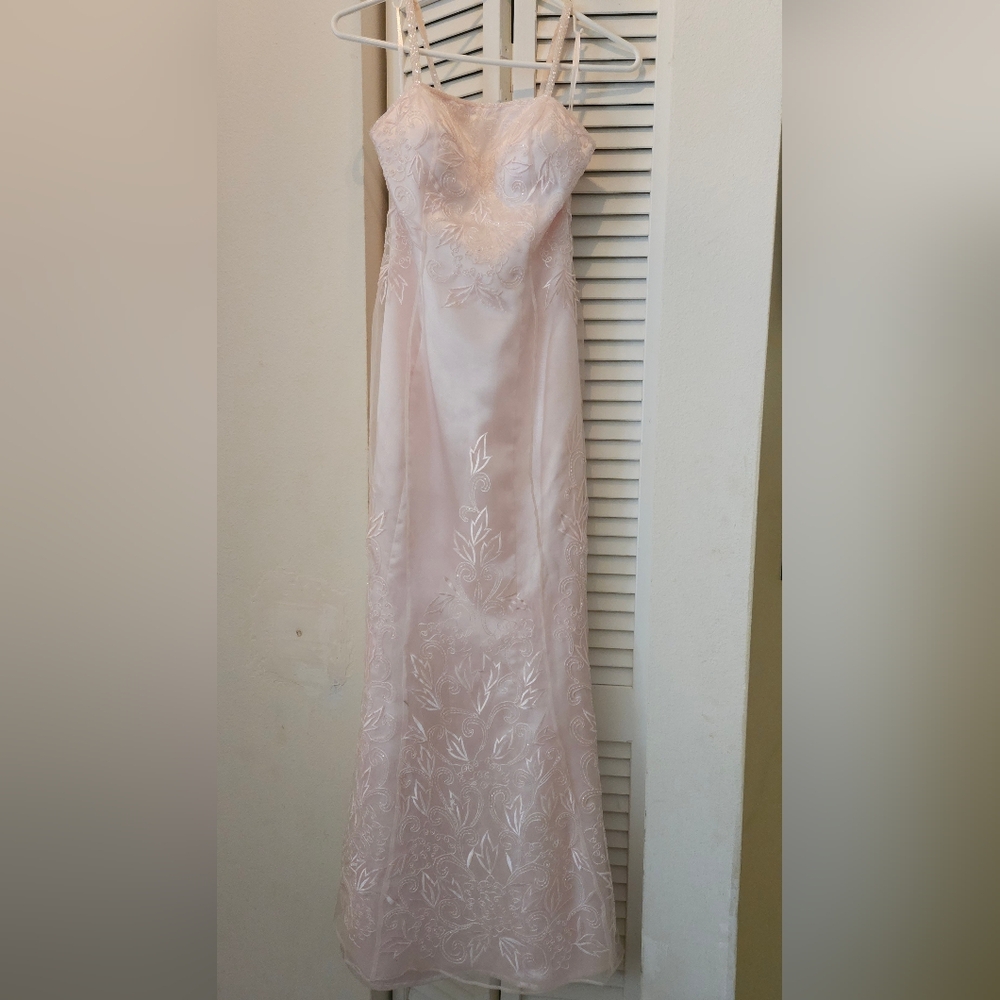 Alyce Paris Pink Sleeveless Gown for Prom